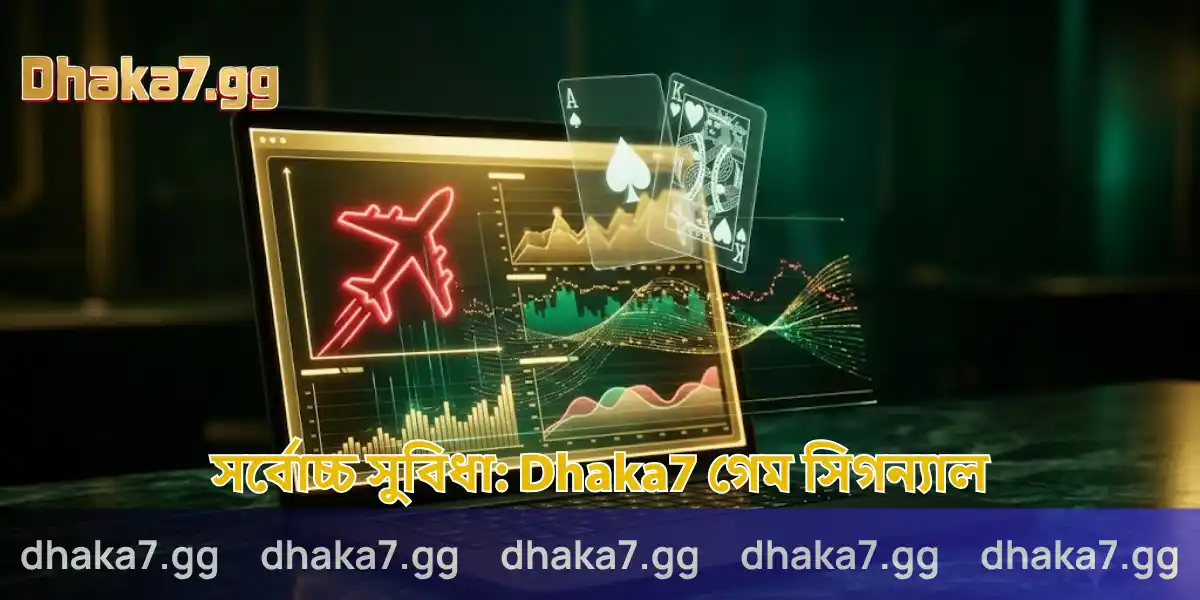 Exclusive Aviator and Baccarat Signals Dhaka7 Game Signals Predictor Tool for VIPs displayed on a laptop screen